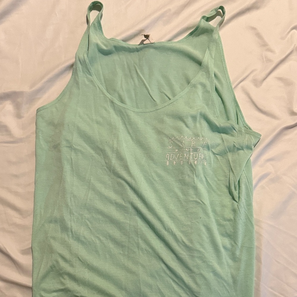 Women's Mint Green Adventure Tank Top